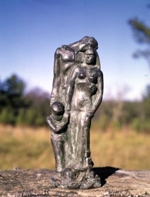 Sculpture by Steffen Thomas, Stone Mountain, Georgia, March 4, 1962.