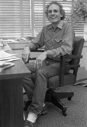 Anti-death penalty lawyer Millard Farmer in his office, Atlanta, Georgia, February 7, 1980.