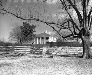 Rebel House mansion (formerly the Rutlidge Home plantation), LaGrange, Georgia, January 27, 1959.
