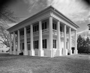 Rebel House mansion (formerly the Rutlidge Home plantation), LaGrange, Georgia, January 27, 1959.