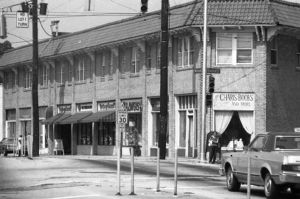 Charis Book store in Little 5 Points, Atlanta, Georgia, September 11, 1980.