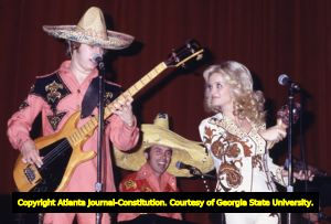 Barbara Mandrell performing at the Georgia World Congress Center, Atlanta, Georgia, December 4, 1977.