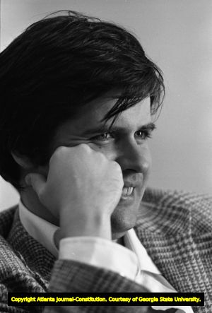 Playwright Christopher Durang, Atlanta, Georgia, September 26, 1980.