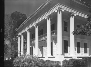 Exterior of a house on the LaGrange House and Garden Tour, LaGrange, Georgia, May 3, 1953.