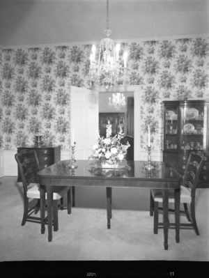 Interior of a house on the LaGrange House and Garden Tour, LaGrange, Georgia, May 3, 1953.