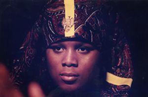 Edliscia Trice performing in Mary Hill's "Tribute to Women of Color," on PBS, Atlanta, Georgia, June 12, 1991.