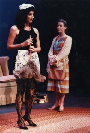 Scene from Thornton Wilder's "The Skin of Our Teeth," at 7 Stages Theatre, Atlanta, Georgia, July 15, 1991.