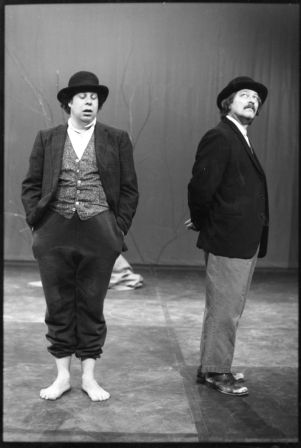 Scene from Samuel Beckett's "Waiting For Godot," 7 Stages Theatre, Atlanta, Georgia, April 2 - May 3, 1992.