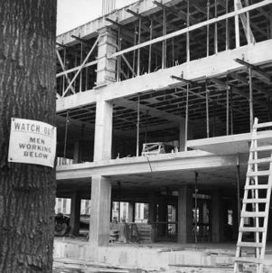 State office building under construction, Atlanta, Georgia, July 1954.