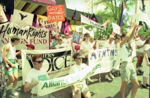 Gay Pride parade, Atlanta, Georgia, June 24, 1990.