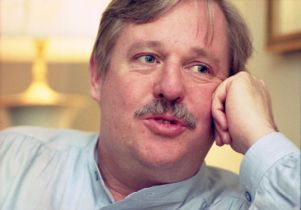 Writer and gay activist Armistead Maupin, Atlanta, Georgia, November 19, 1992.