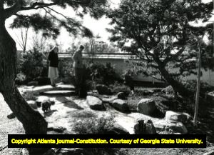Japanese inspired garden at the Atlanta Botanical Gardens