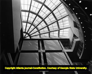 Skylight in the lobby of the High Museum of Art, 1983