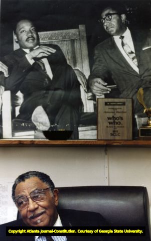 Reverand Joseph Lowery at the Southern Christian leadership Conference headquarters, 1992