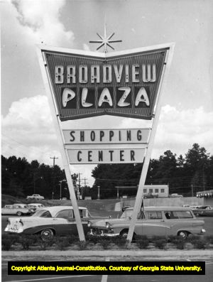 Broadview Plaza Shopping Center, 1958
