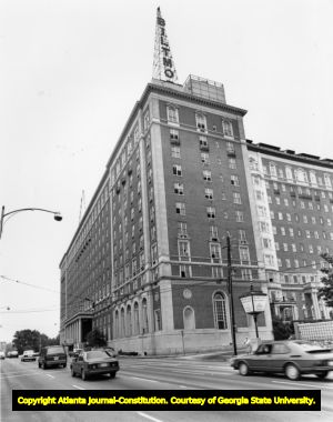 Biltmore Hotel from street, 1987