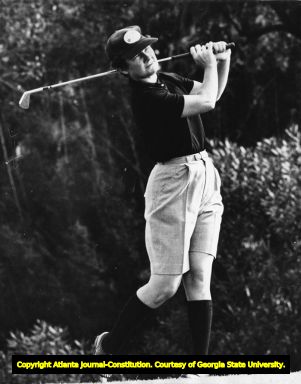 Louise Suggs backswing, 1960s?