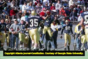 Georgia Tech's Baby Jackets play in the annual freshmen game against UGA, 1993