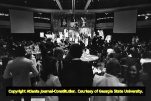 Atlanta Missing and Murdered Child benefit night hosted by Sammy Davis, Jr. and Frank Sinatra, 1981