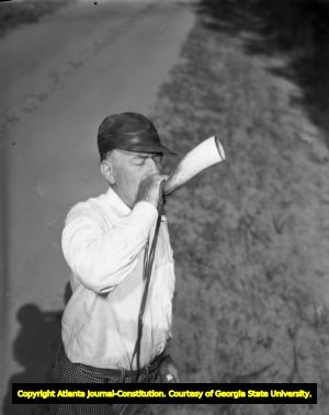 Fox hunting horn call, circa 1950s