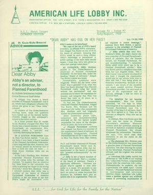A.L.L. About Issues, 1980-07/1980-08