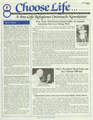 Choose Life..., 1993-03/1993-04
