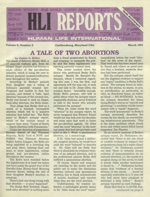 HLI Reports, 1991-03