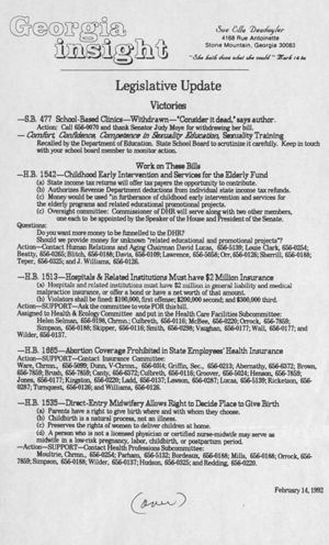 Georgia Insight, 1992-02-14