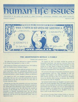 Human Life Issues, 1980-03-31