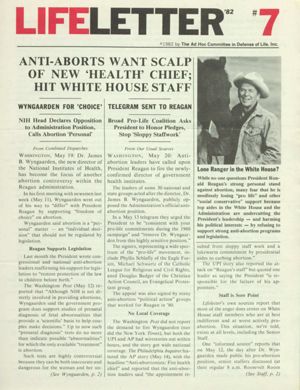 LifeLetter '82, number 7