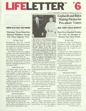 LifeLetter '87, number 6