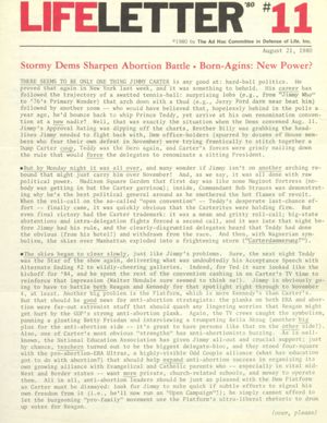LifeLetter '80, 1980-08-21