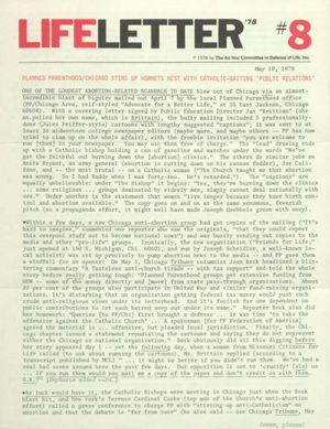 LifeLetter '78, 1978-05-19
