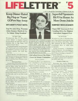 LifeLetter '87, number 5