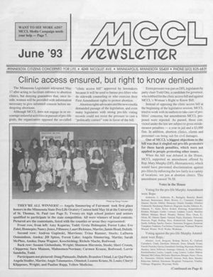 MCCL Newsletter, 1993-06