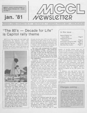 MCCL Newsletter, 1981-01