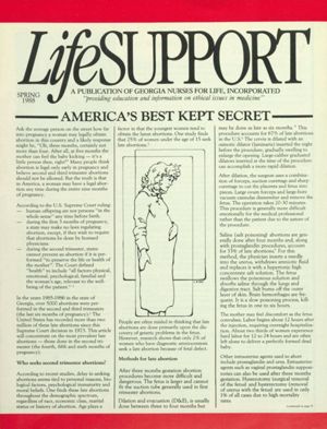 Life Support, 1988, spring