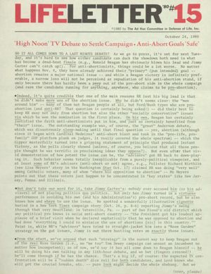 LifeLetter '80, 1980-10-24