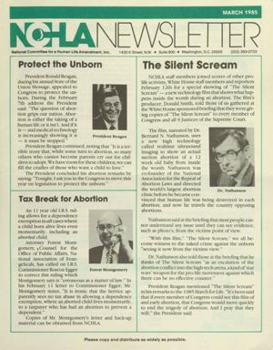 NCHLA Newsletter, 1985-03