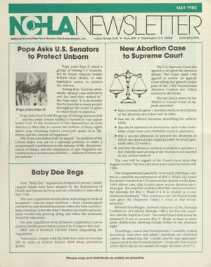 NCHLA Newsletter, 1985-05