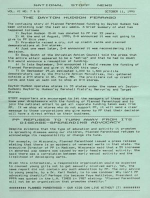 National STOPP News, 1990-10-11