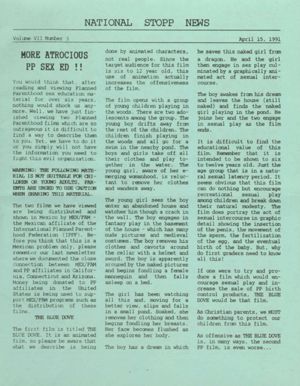National STOPP News, 1991-04-15