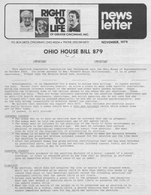 Right to Life Newsletter, 1979-11