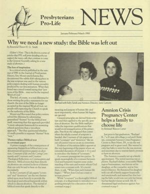 Presbyterians Pro-Life News, 1988-01/1988-03