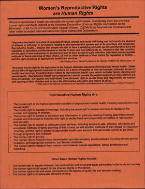 Center for Human Rights Education pamphlet, circa 1990s