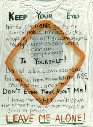 Clothesline Project T-shirts 22-24 (3 shirts), 2002