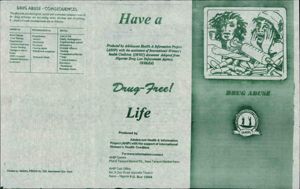 Adolescent Health and Information Project pamphlet: drug abuse, circa 1990s