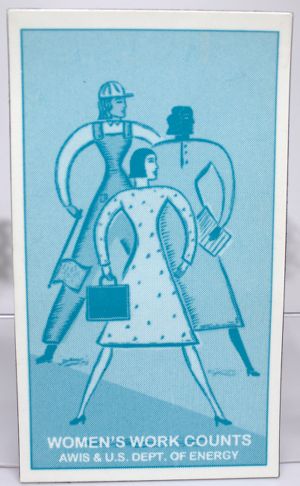 Women's Work Counts [magnet], circa 2000s