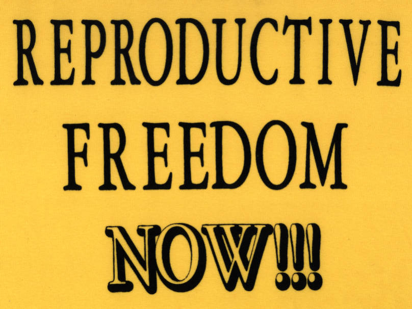 Reproductive Freedom Now!! [t-shirt], circa 1990s