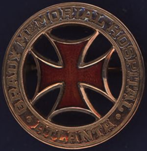 Grady Memorial Hospital Atlanta [pin], undated